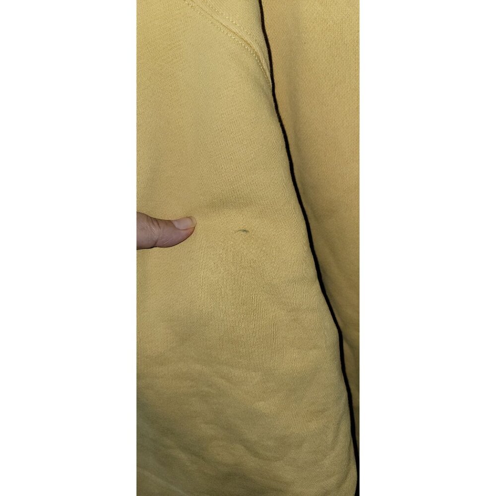 Eddie Bauer Embroidered Logo Fleece Sweatshirt Men’s XL Tan Pullover - Picture 5 of 10